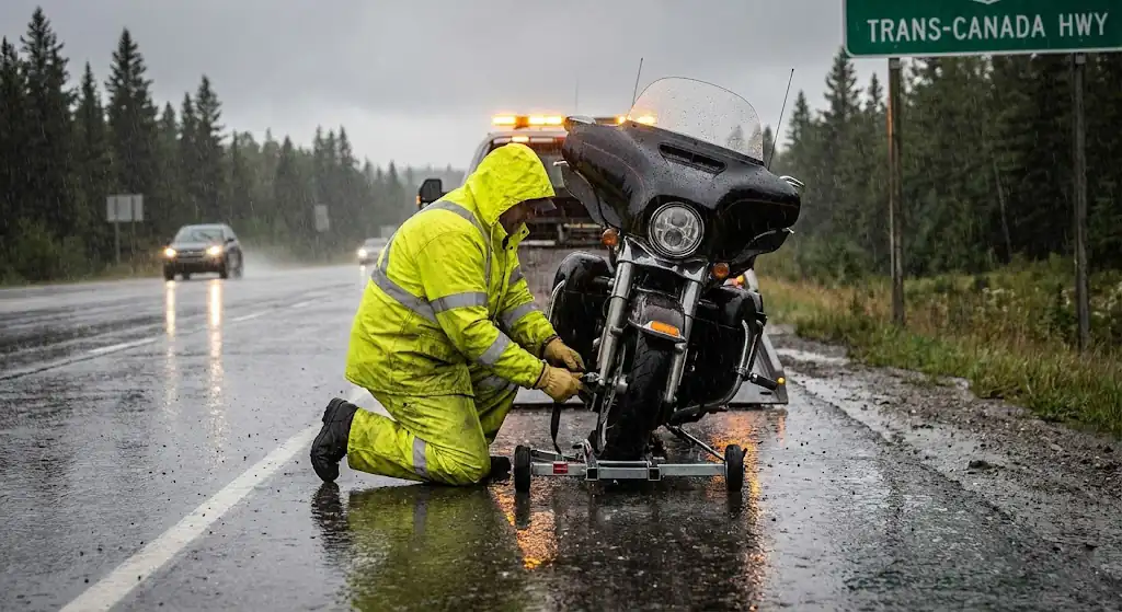 motorcycle towing — complete overview